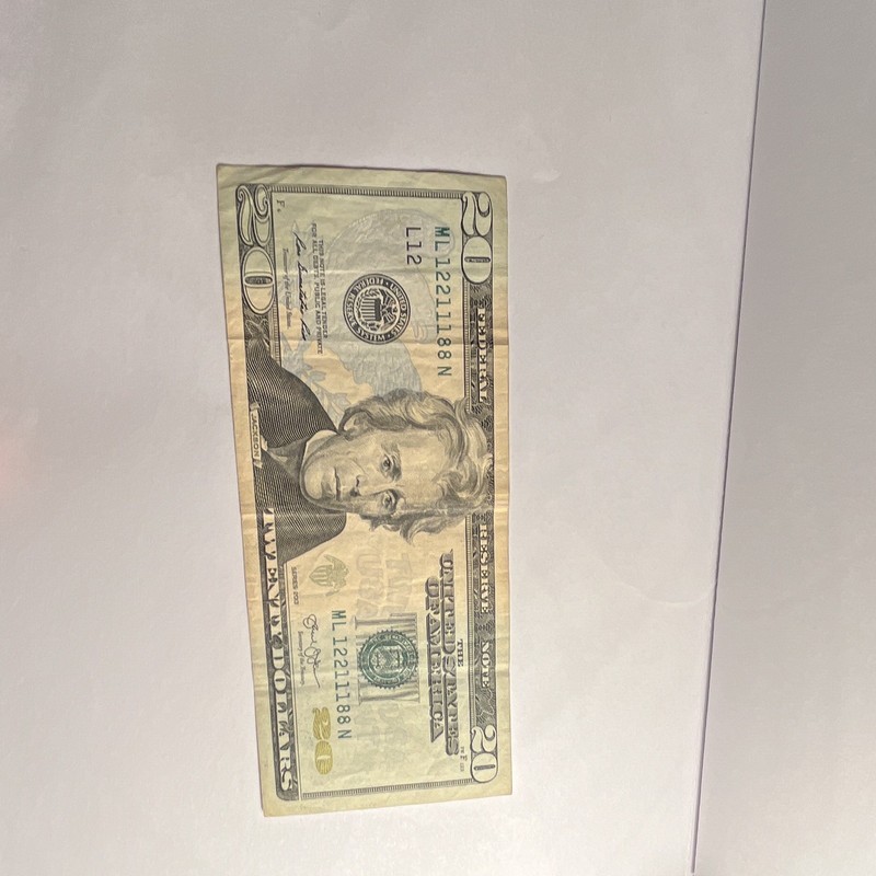 2004 $20 Federal Reserve Note Banknote - Circulated, Uncertified