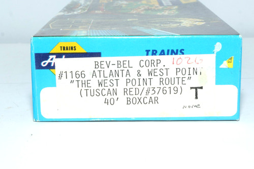 COCHE DE CAJA ATLANTA & WEST POINT ROUTE 40 FT #37619------ESCALA HO "ATHEARN" | Zustand: Used
