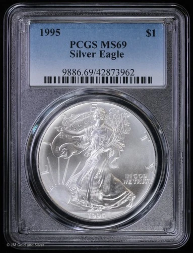 1995 American Silver Eagle PCGS MS 69 | UNC BU