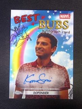2025 Topps Chrome Marvel Deadpool Karan Soni Dopinder Best Bubs Auto