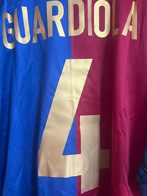 MINT Guardiola 4 L FC Barcelona 1999 2000 Jersey Camiseta Maglia