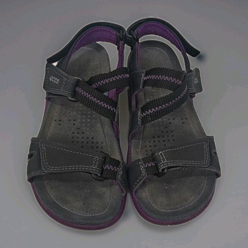 Ecco Biom Natural Motion Lite Sandal Women's Sz 39 US 8.5 Purple & Gray 