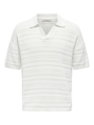 Polo Shirt ONLY & SONS ONSGRAYSON DS 5 Chochet, Knit, Größe M, Blau