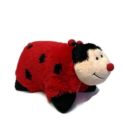 Pillow Pets Ms. Lady Bug Large 18'' Red Black 2010