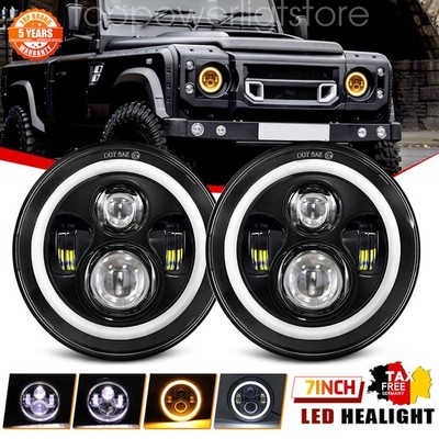 Paar E9 7 Zoll 48W LED Scheinwerfer für -Benz G-Klasse 250 GD Wolf W460