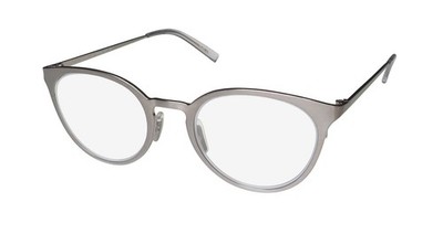 NEW EYEBOBS JIM DANDY 600 READERS FULL-RIM 50-20-142 98 ROUND WOMENS SILVER