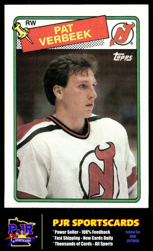 Pat Verbeek #29 1988 Topps card