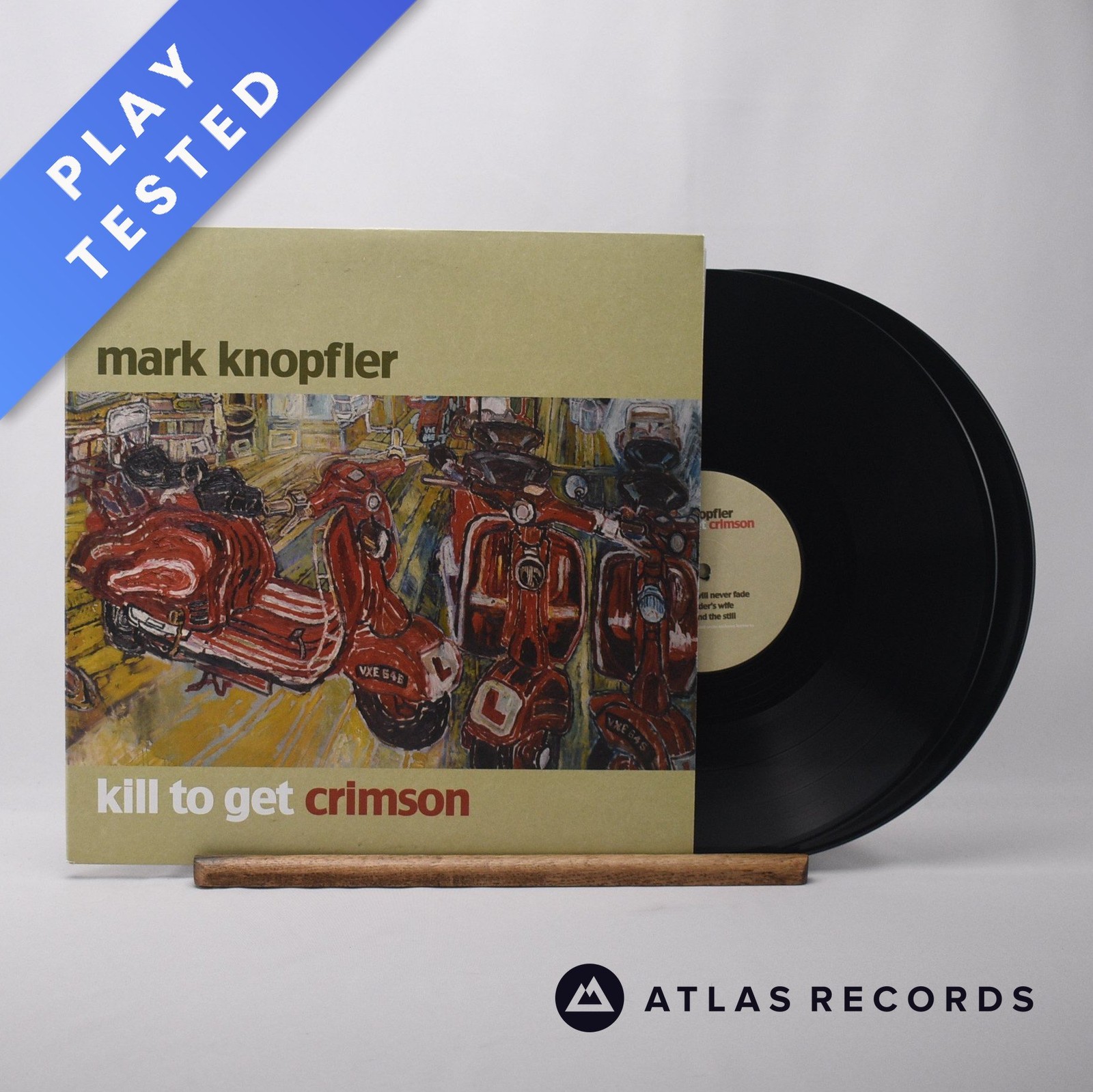 Mark Knopfler Kill To Get Crimson 180G Double LP Album Vinyl Record - EX/EX