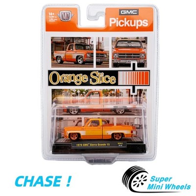 M2 1976 GMC Sierra Grande （チェイス3600台限定） CHASE ！M2 Machines 1:64 1976 GMC Sierra Grande 15 “Orange Slice