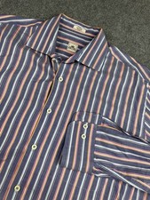 Peter Millar Long-sleeved Shirt XL Button Down Blue Striped