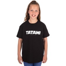 Tatami Fightwear Kid's Essential 2019 T-Shirt - 3-4 - Black 3-4T, 