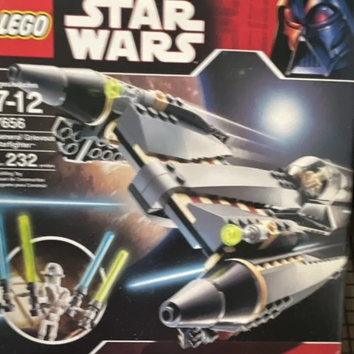 LEGO Star Wars General Grievous Starfighter 7656 Complete Set 232 Pieces