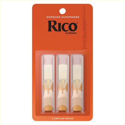 Daddario Woodwinds Rico Soprano Sax 3.0 | Sopran-Saxophone-Blätter | RIA0330