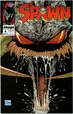 Spawn #4 1992 Image Comics NM- Comic Book Direct Violator