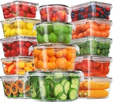 28 Pieces Food Storage Containers with Lids EXTRA LARGE Freezer Containers for