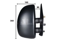 Alkar 9255961 AußEnspiegel Rechts FüR Jumper Ducato Boxer 02.94-08.06 Fiat