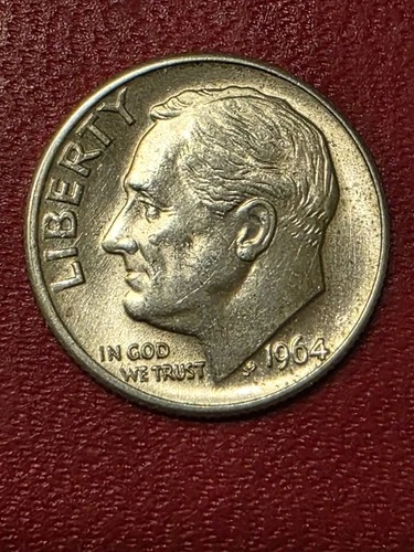 1960-D ROOSEVELT  DIME BRILLIANT UNCIRCULATED      90% PURE SILVER
