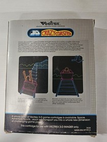 Vectrex 3D Crazy Coaster 1983 Complete In Box Video Game