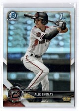 2018 Bowman Draft #BDC-155 Alek Thomas Chrome Refractors Rookie RC
