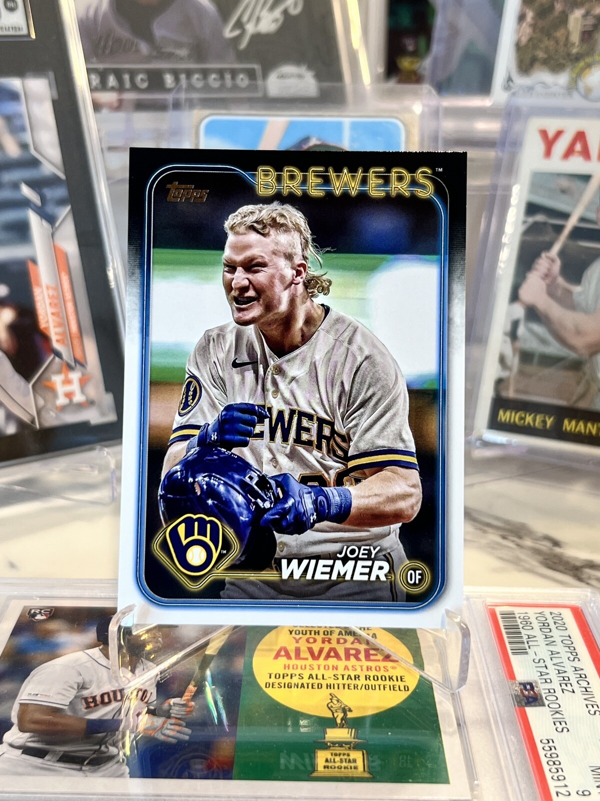 2024 Topps #9 Joey Wiemer Golden Mirror SSP