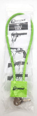 Firearm Handgun Rifle Shotgun Gun Cable Lock 15'' Lockdown Brand New Lock