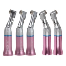 5Pcs NSK Style Dental Low Slow Speed Contra Angle Handpiece Latch type Pink MD