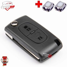 CHIAVE PER PEUGEOT PARTNER BOXER EXPERT 307 308 407 807 207 + 2x PULSANTE