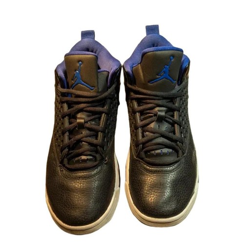 Jordan Maxin 200 Sneaker Black/Rush Blue-White CD6107-004 Sz 9 EUC - Picture 4 of 7