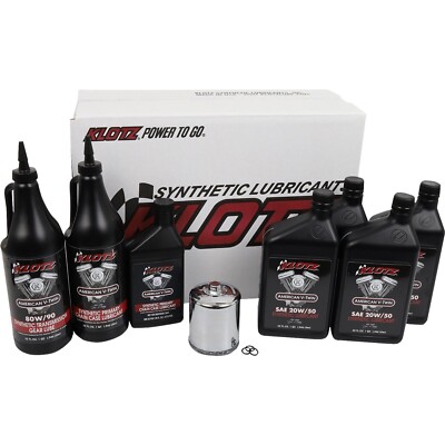 KLOTZ KH-102  EVOLUTION TWIN 1984-1999 COMPLETE OIL CHANGE KIT  (4 QUART KIT)