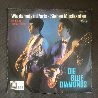 Die Blue Diamonds   Wie Damals In Paris / Sieben Musikanten 7''Single  von 1961