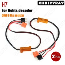 2pcs A10 H7 Drl Canbus Led Decoder Anti-flicker Hid Warning Canceler Capacitor
