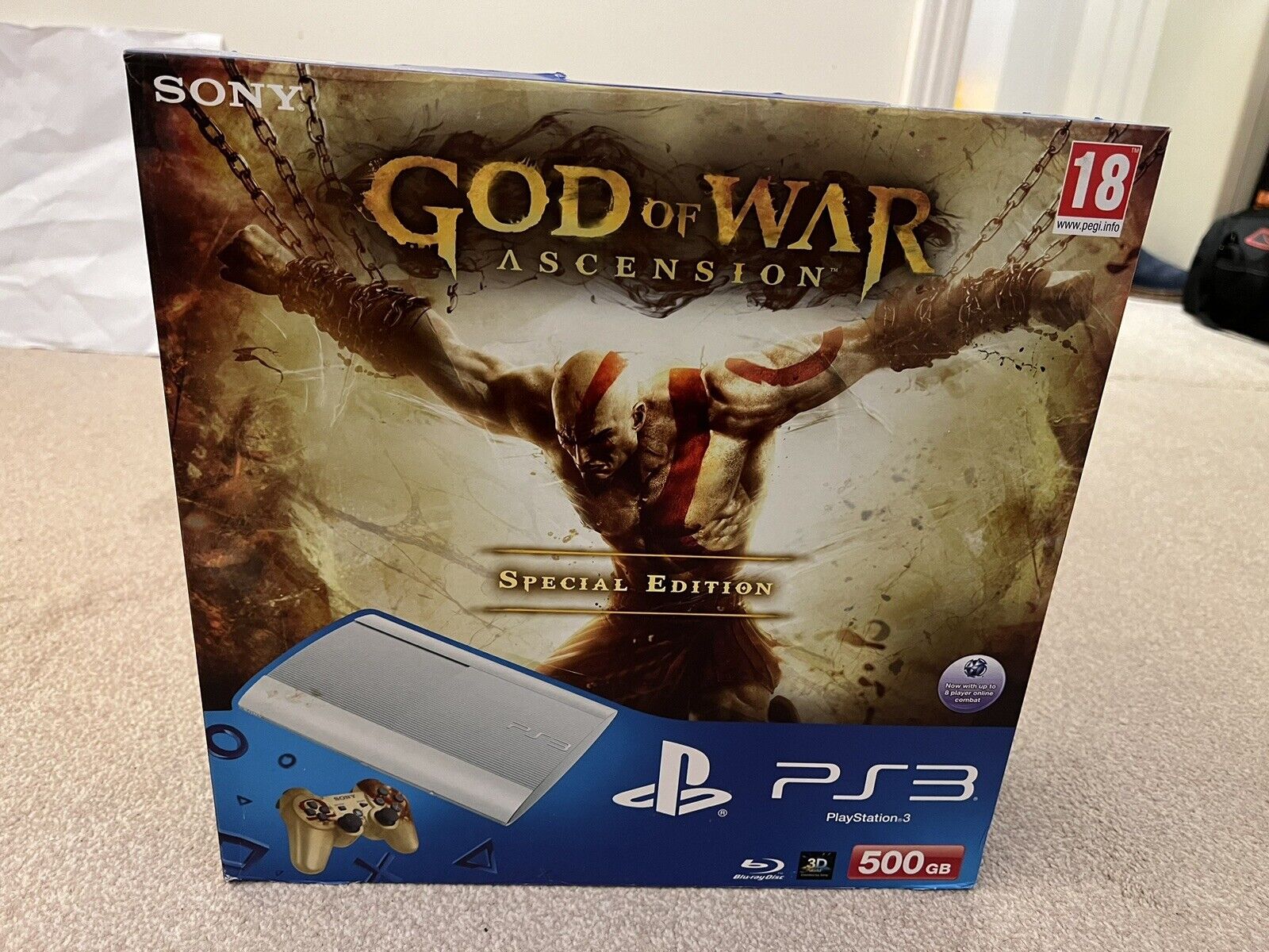 Playstation 3 Super Slim - God Of War Ascension Edition 500gb