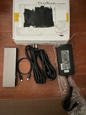 StarTech Thunderbolt 3 Dual 4K 60Hz Monitor Docking Station TB3DK2DHV 