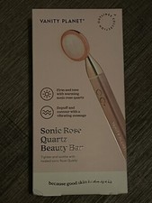 Vanity Planet Sonic Rose Quartz Beauty Bar LED Wand VNT25024 Brand New 