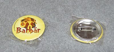 ABZEICHEN BROSCHE OFFIZIELL METALL BELGISCHES BIER BLOND BELGIAN BEER BIER BARBAR SELTEN