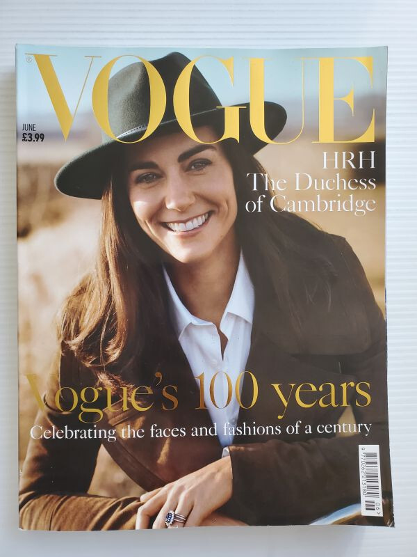 2016 British VOGUE magazine KATE MIDDLETON DUCHESS OF CAMBRIDGE