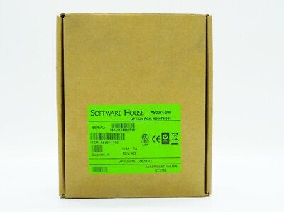 Software House AS0074-000 Option PCA Module New Old Stock