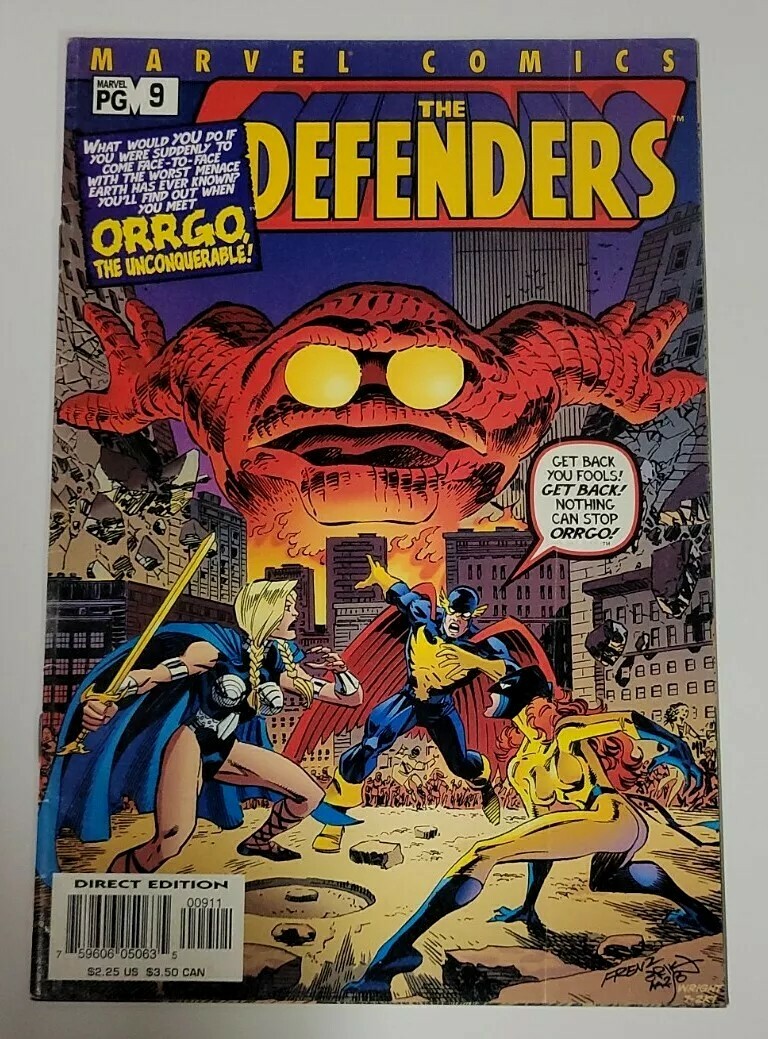 DEFENDERS #9 (11/2001) VG+ Gorilla-Man Headmen Team MARVEL COMICS