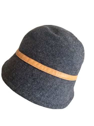 Gap Gray Wool Bucket Hat Cap Tan 