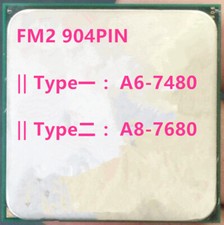 AMD Dual Core A6-7480 A8-7680 FM2 CPU Processor