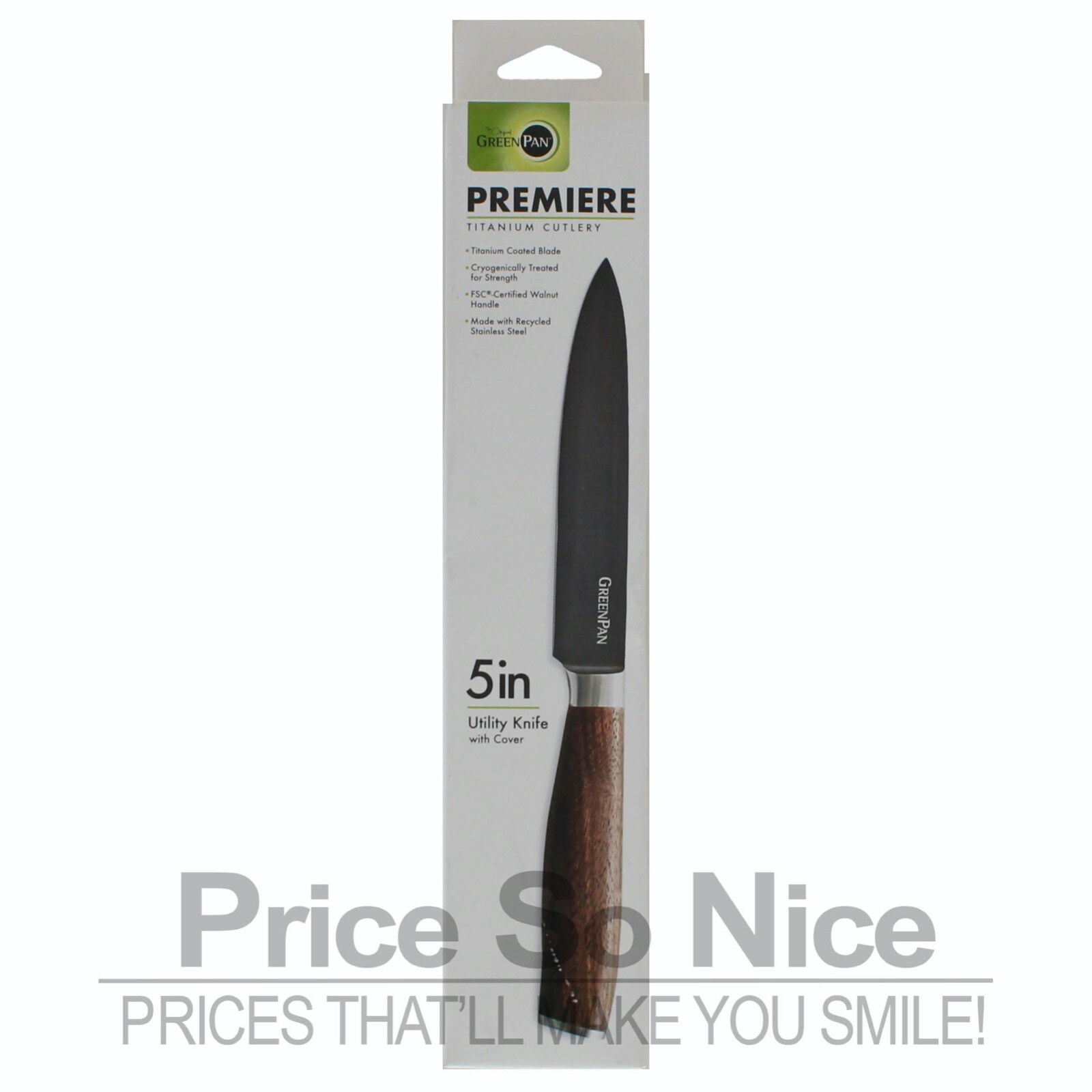 GreenPan Premiere Utility Knife, 5" with Cover MSRP $50