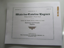 1909 Early Waterloo Gas Engine  Catalog 2 to 12HP, Limited Color
