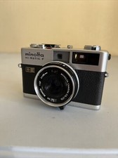 Minolta 35mm Hi-Matic F Rangefinder / PF Rokkor 38mm F2.7 Tested Working W/Case