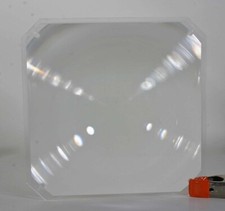 Fresnel Lens - 11 1/4" Square Acrylic Plastic