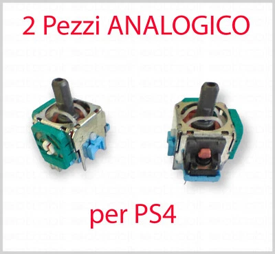 2x STICK LEVA ANALOGICO 3D JOYSTICK AXIS RICAMBIO CONTROLLER PS4 PLAYSTATION 4