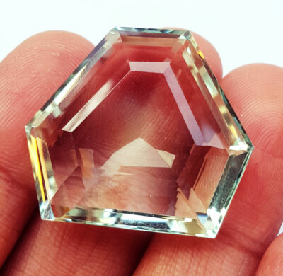 Natural Light Green Amethyst 54.70+ Ct Certified Loose Gemstone With Free Gift