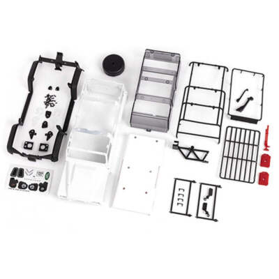 Traxxas 9712 TRX-4M Land Rover Defender Unassembled Body White Req Painting TRX-