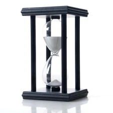 Bellaware Hourglass Sand Timer 15 Minutes Wood Sand Clock