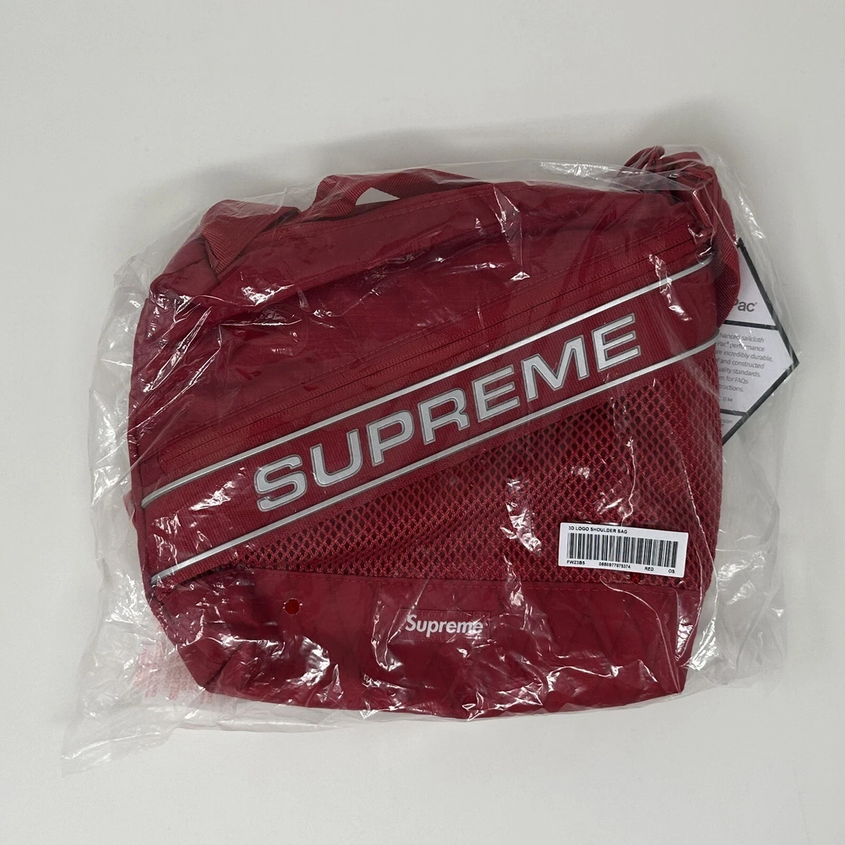 SUPREME LOGO SHOULDER BAG FW23🔥 BLACK / $180 RED / $180