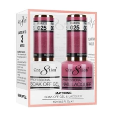 Cre8tion Soak Off Gel Polish & Matching Nail Lacquer - #25 Fearless